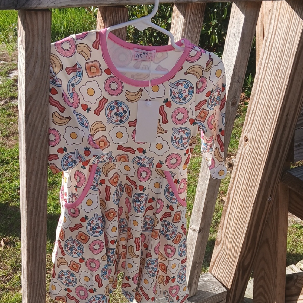 Colorful Kids Casual Dress